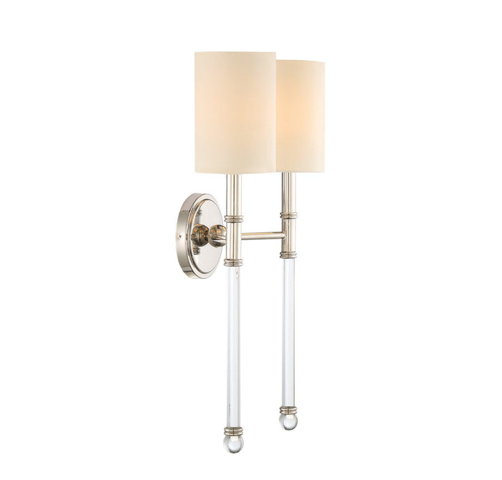 Savoy House Fremont 9-103-2-109 Wall Sconce Light - Polished Nickel