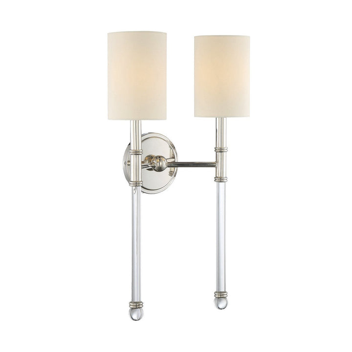 Savoy House Fremont 9-103-2-109 Wall Sconce Light - Polished Nickel