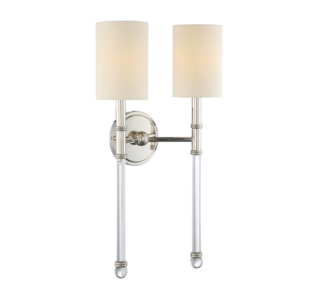 Savoy House Fremont 9-103-2-109 Wall Sconce Light - Polished Nickel