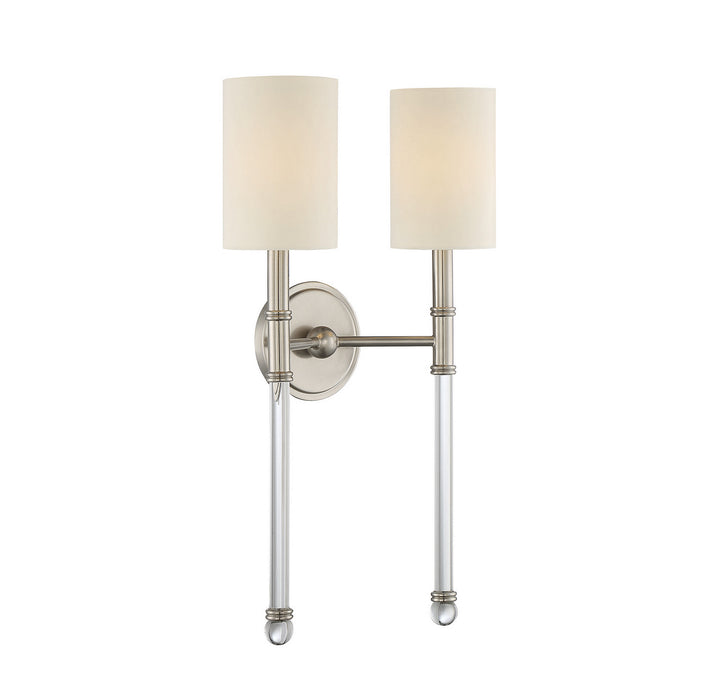 Savoy House Fremont 9-103-2-SN Wall Sconce Light - Satin Nickel