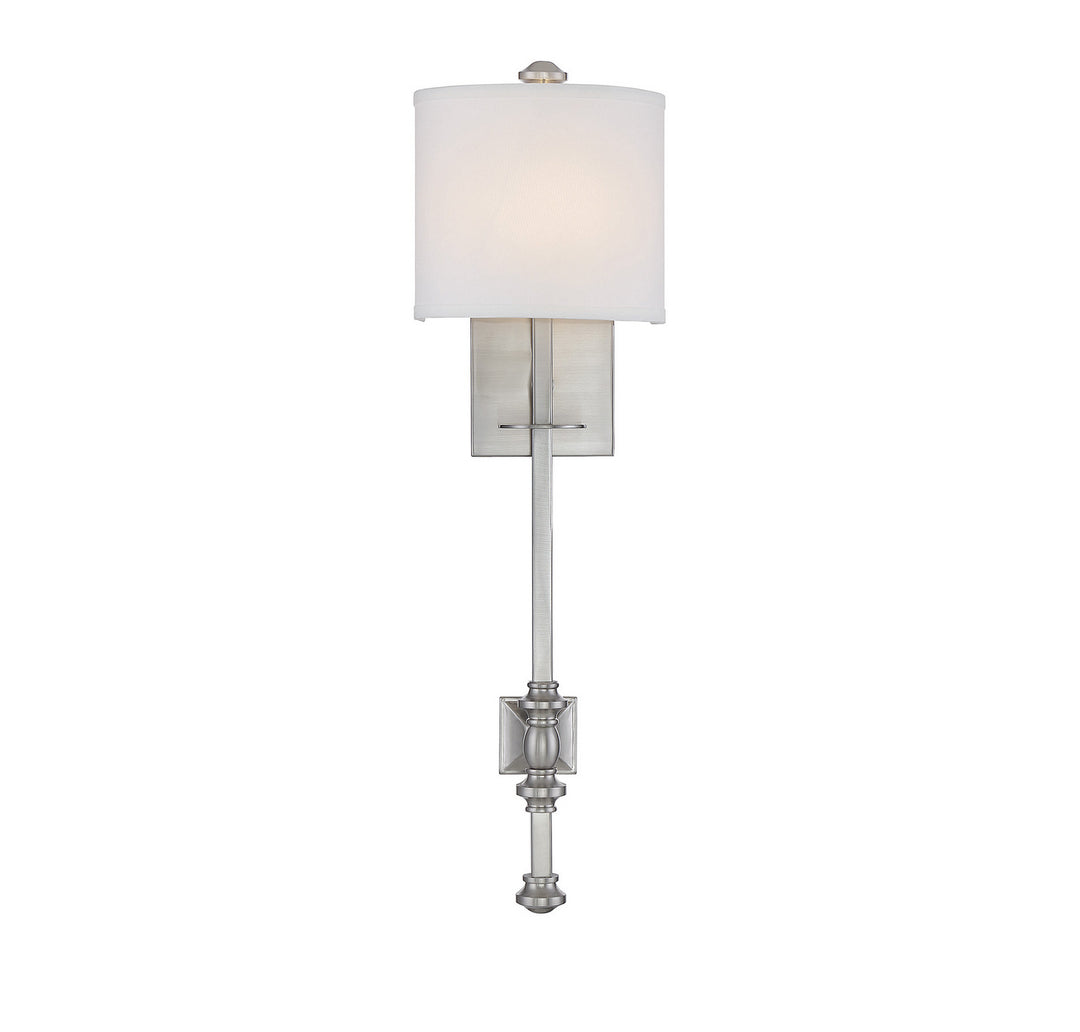 Savoy House Devon 9-7140-1-SN Wall Sconce Light - Satin Nickel