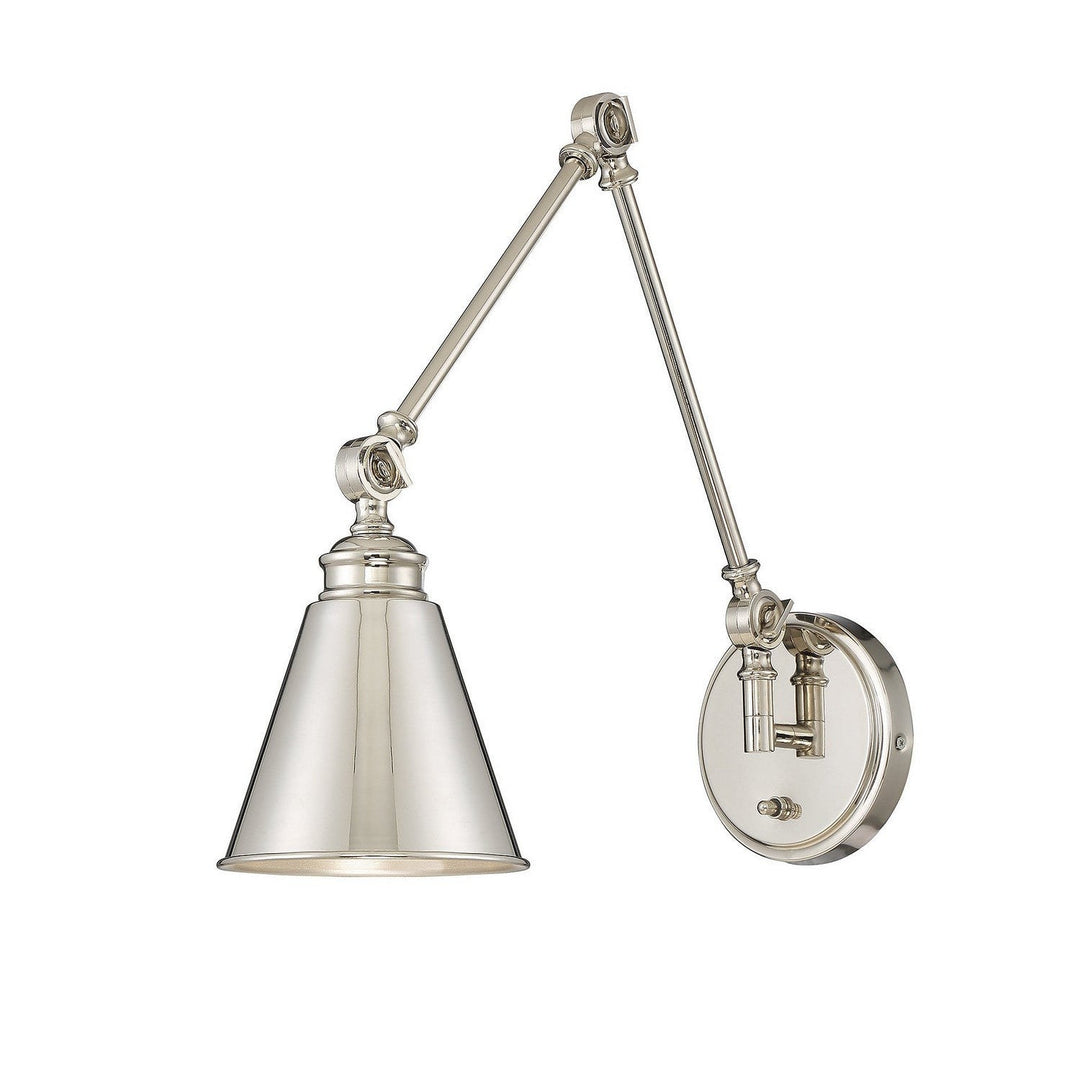 Savoy House Lighting 9-961CP-1-109  Morland Lamp Polished Nickel