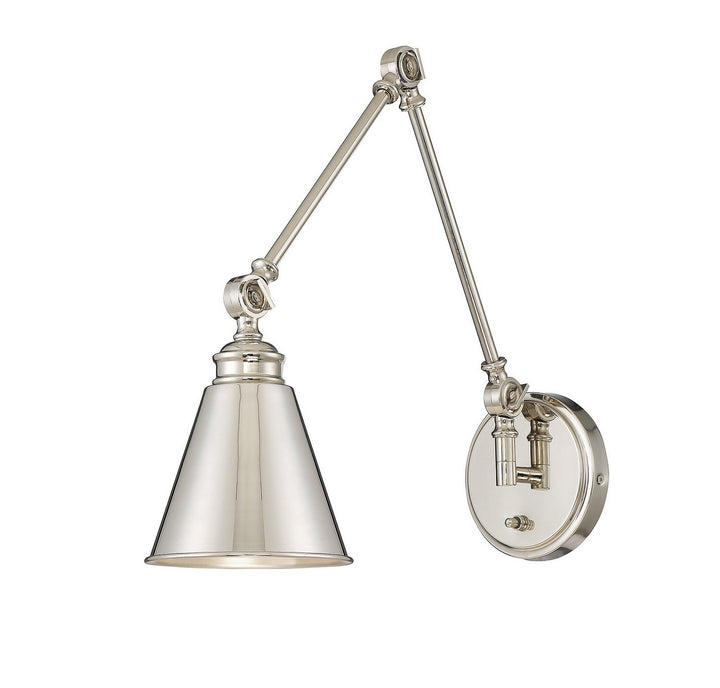 Savoy House Lighting 9-961CP-1-109  Morland Lamp Polished Nickel