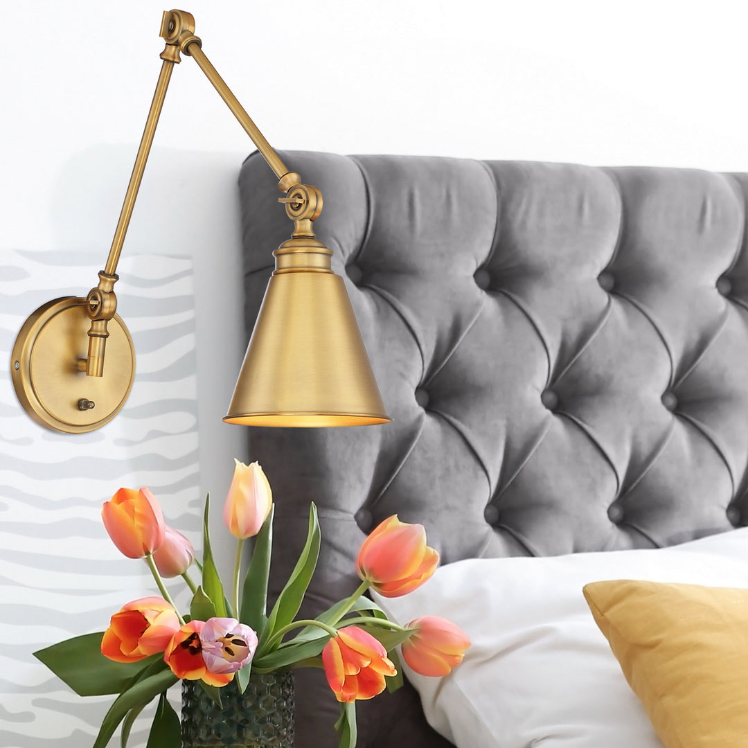 Savoy House Lighting 9-961CP-1-322  Morland Lamp Warm Brass