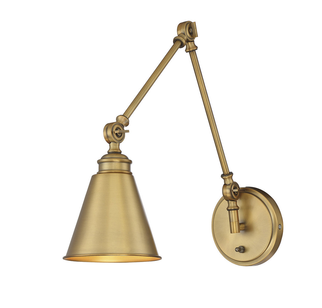 Savoy House Lighting 9-961CP-1-322  Morland Lamp Warm Brass