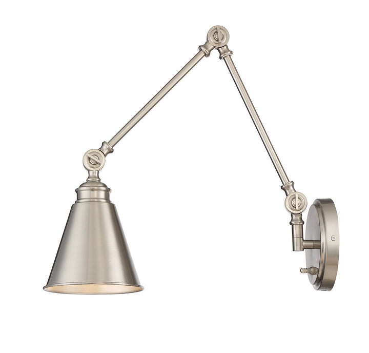 Savoy House Lighting 9-961CP-1-SN  Morland Lamp Satin Nickel