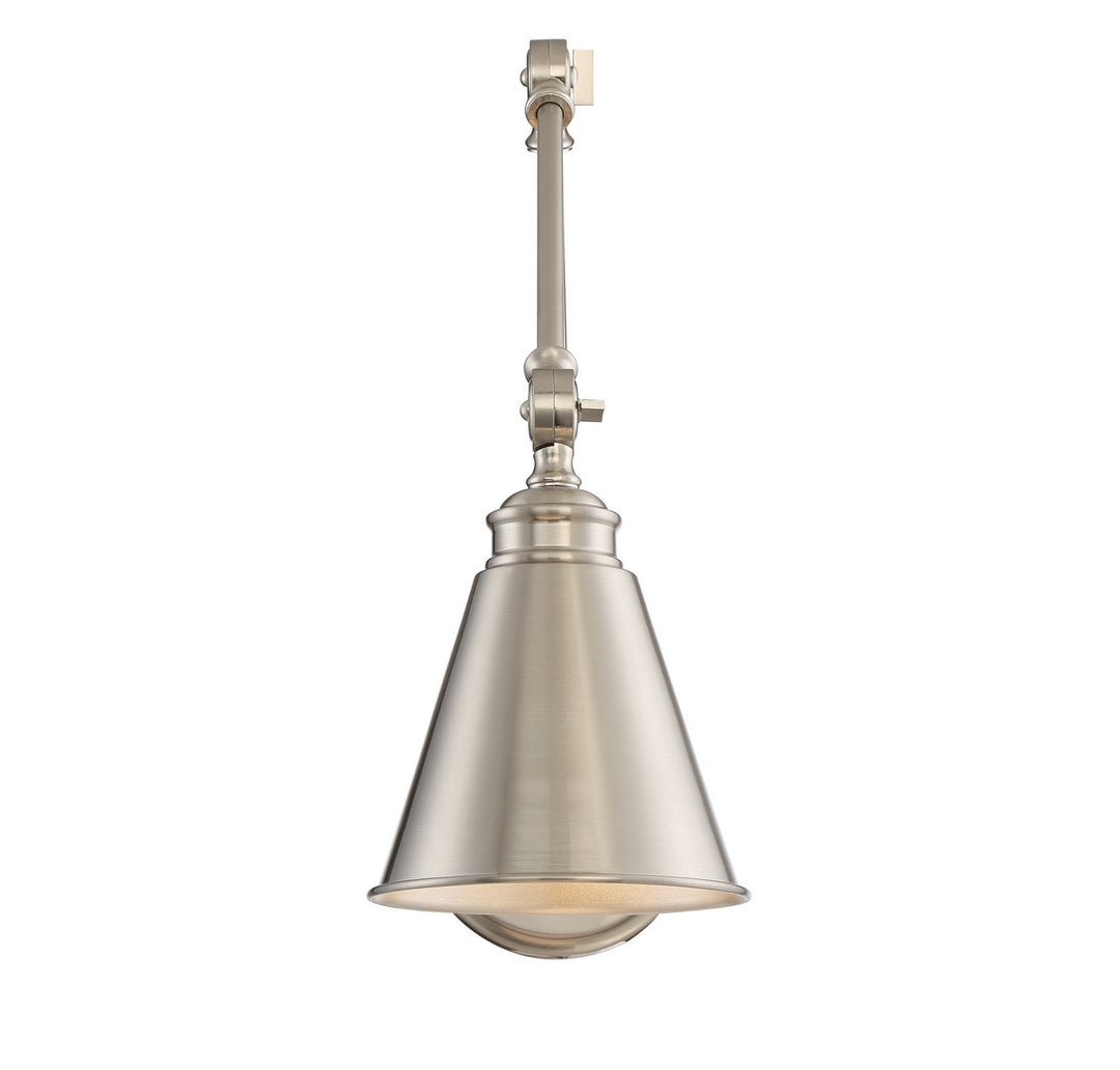 Savoy House Lighting 9-961CP-1-SN  Morland Lamp Satin Nickel