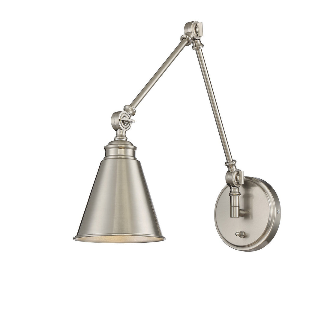 Savoy House Lighting 9-961CP-1-SN  Morland Lamp Satin Nickel