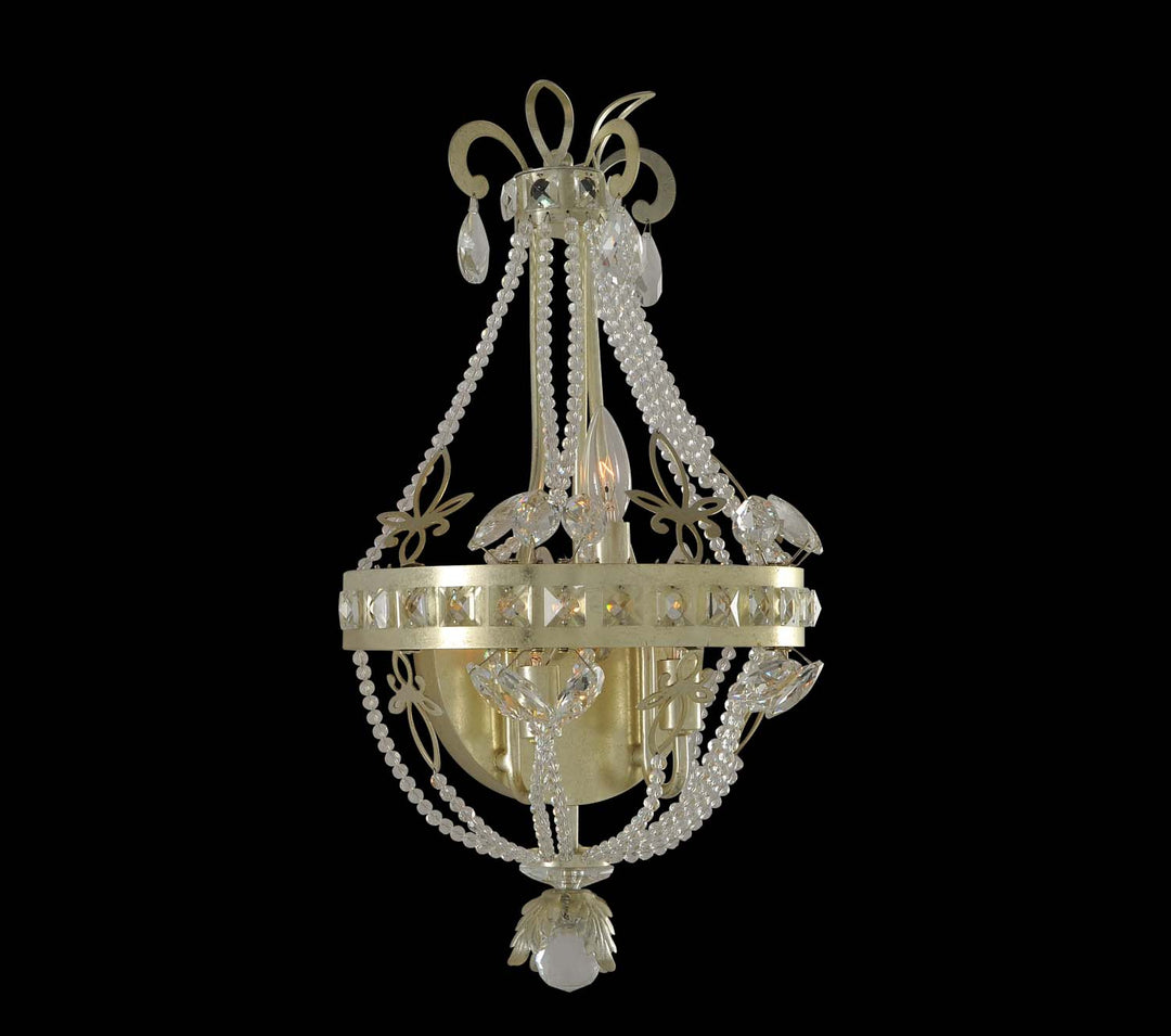 Allegri Orleans 021220-035-FR001 Wall Sconce Light - Champagne Silver Leaf