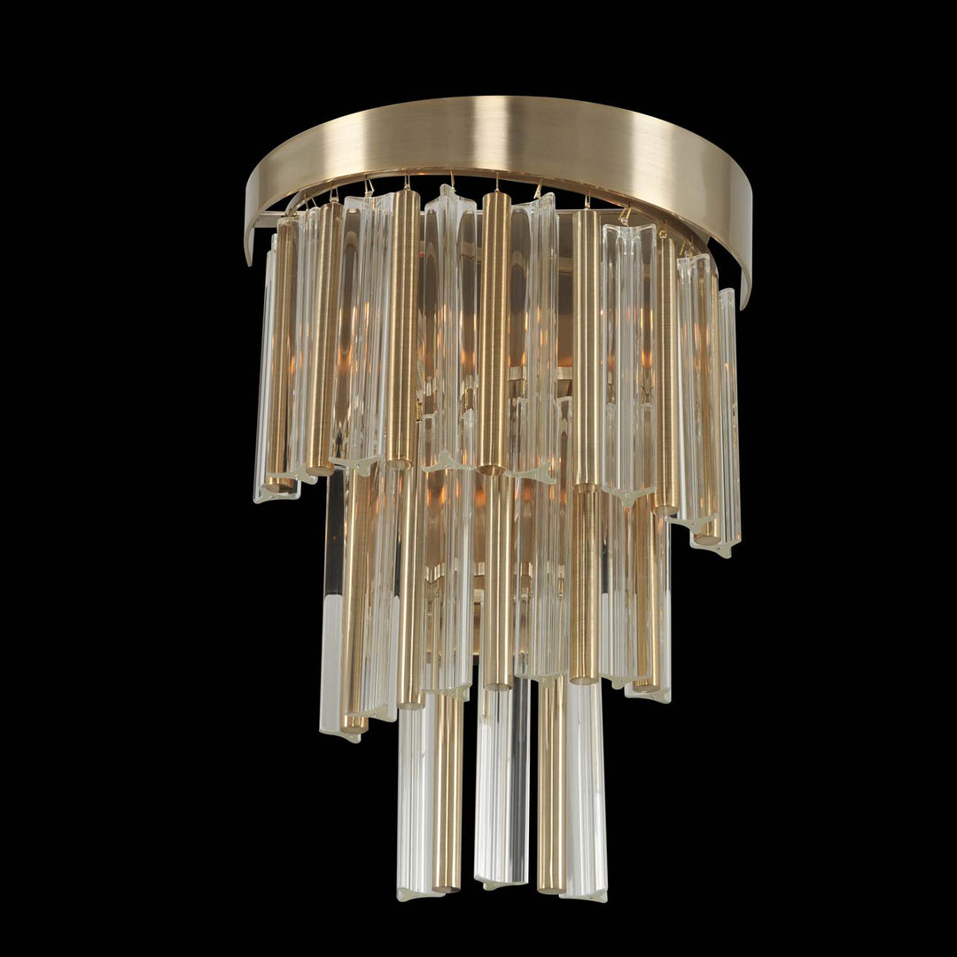 Allegri Espirali 029820-038-FR001 Wall Sconce Light - Brushed Champagne Gold