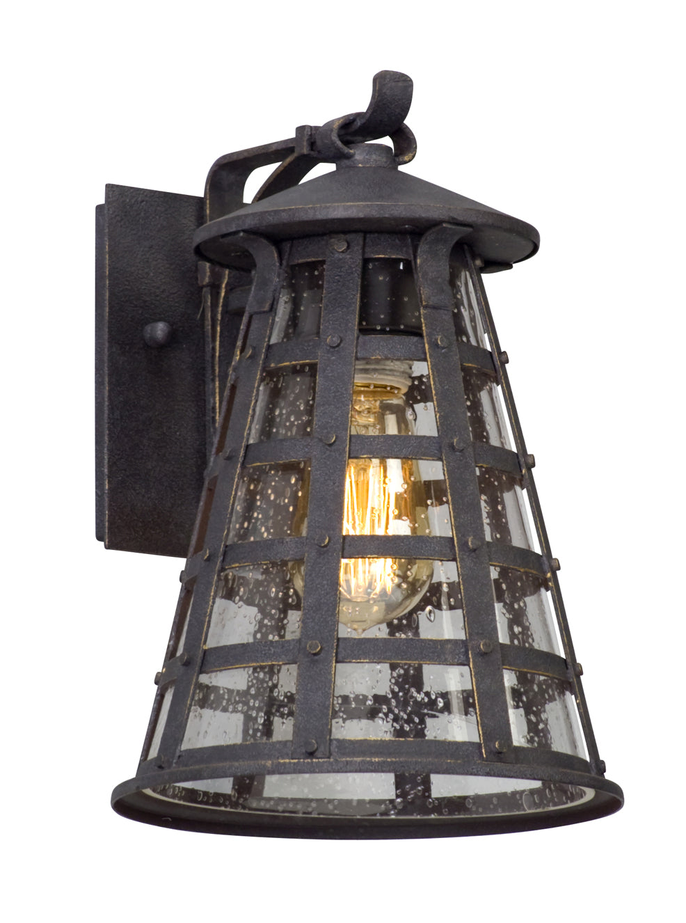 Troy Lighting B5161 Benjamin One Light Wall Lantern Outdoor Bronze / Dark
