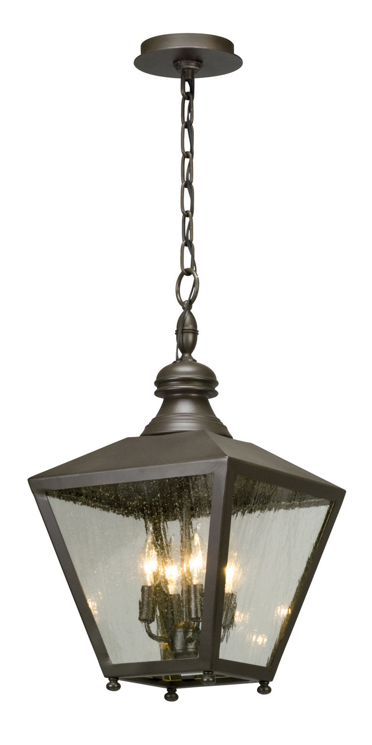 Troy Lighting F5197 Mumford Four Light Hanging Lantern Outdoor Bronze / Dark