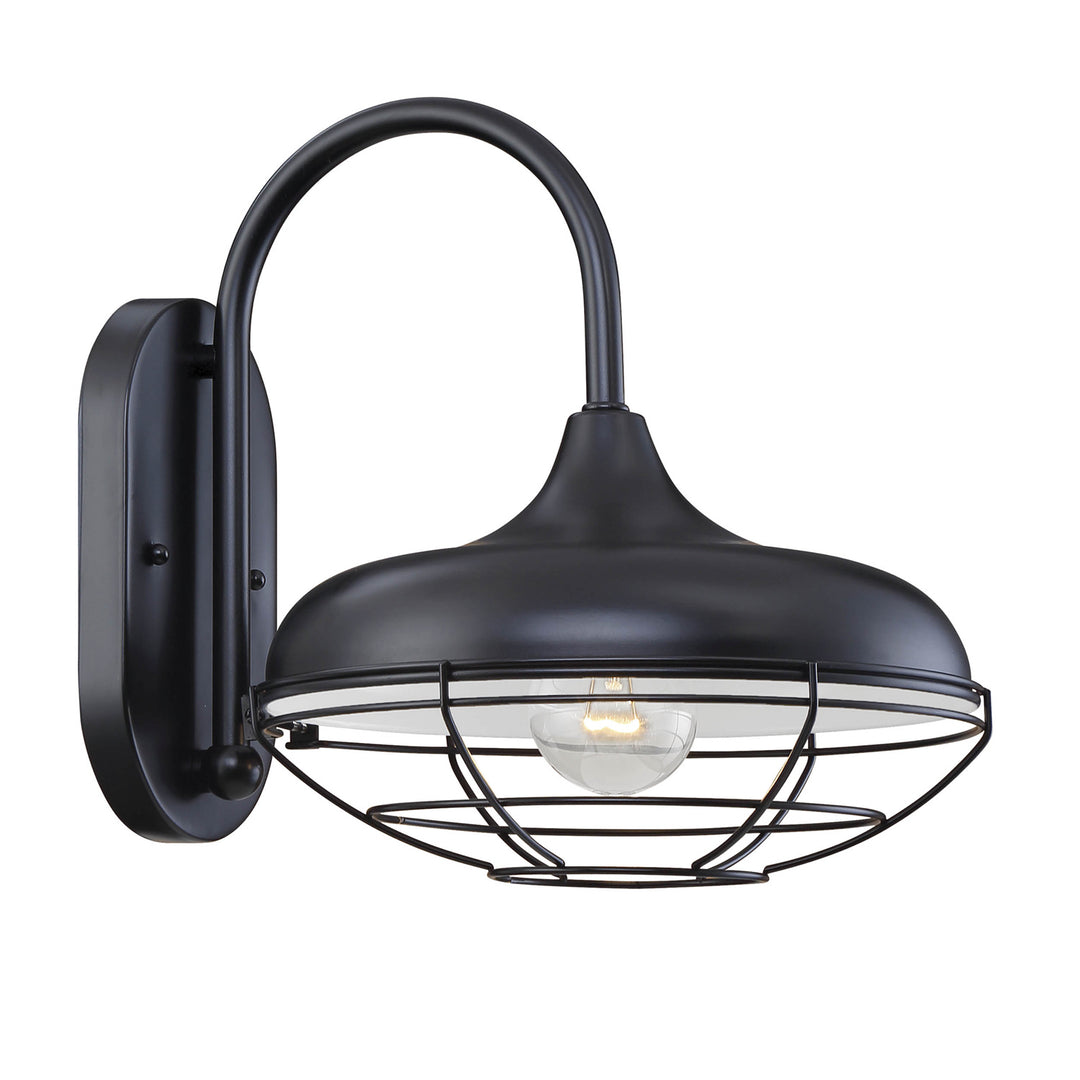 Millennium Lighting 5441-SB R Series One Light Wall Sconce Outdoor Black