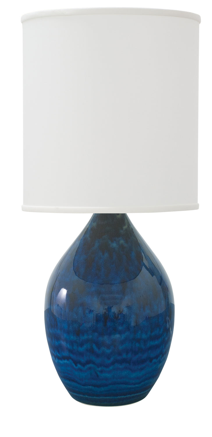 House Of Troy Lighting GS401-MID  Scatchard Lamp Midnight Blue