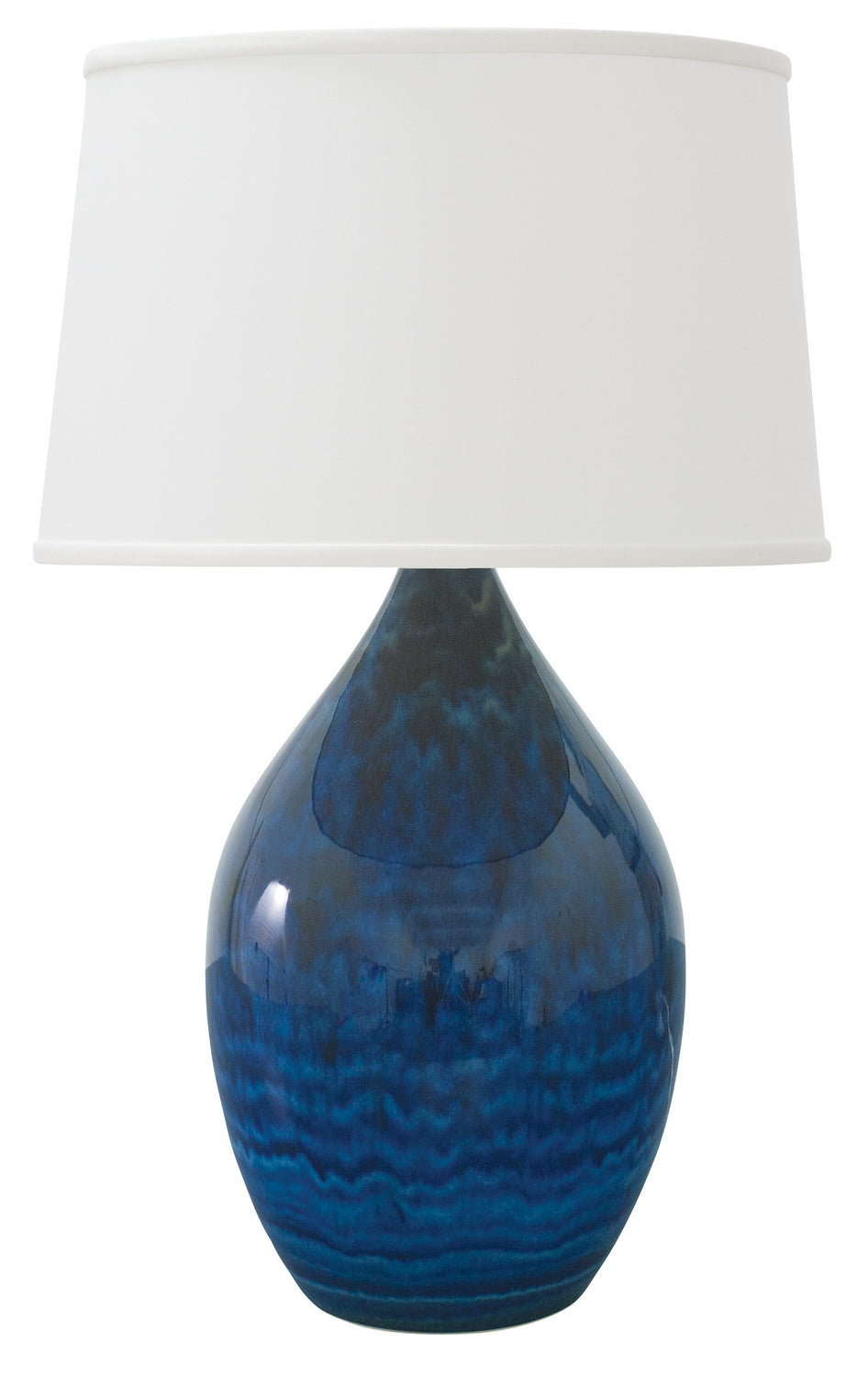 House Of Troy Lighting GS402-MID  Scatchard Lamp Midnight Blue