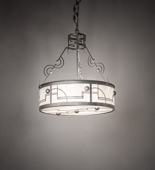 Meyda Tiffany Revival 70647 Pendant Light - Nickel