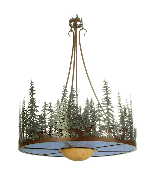 Meyda Tiffany Pine Lake 70712 Pendant Light - Rust