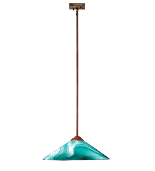 Meyda Tiffany Mente Swirl 70824 Pendant Light - Vintage Copper