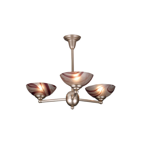 Meyda Tiffany Deco Ball 70828 Chandelier Light - Nickel