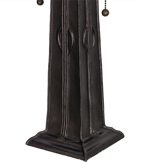 Meyda Tiffany Lighting 70964 Poppy Table Base Hardware Utility Light Bronze / Dark