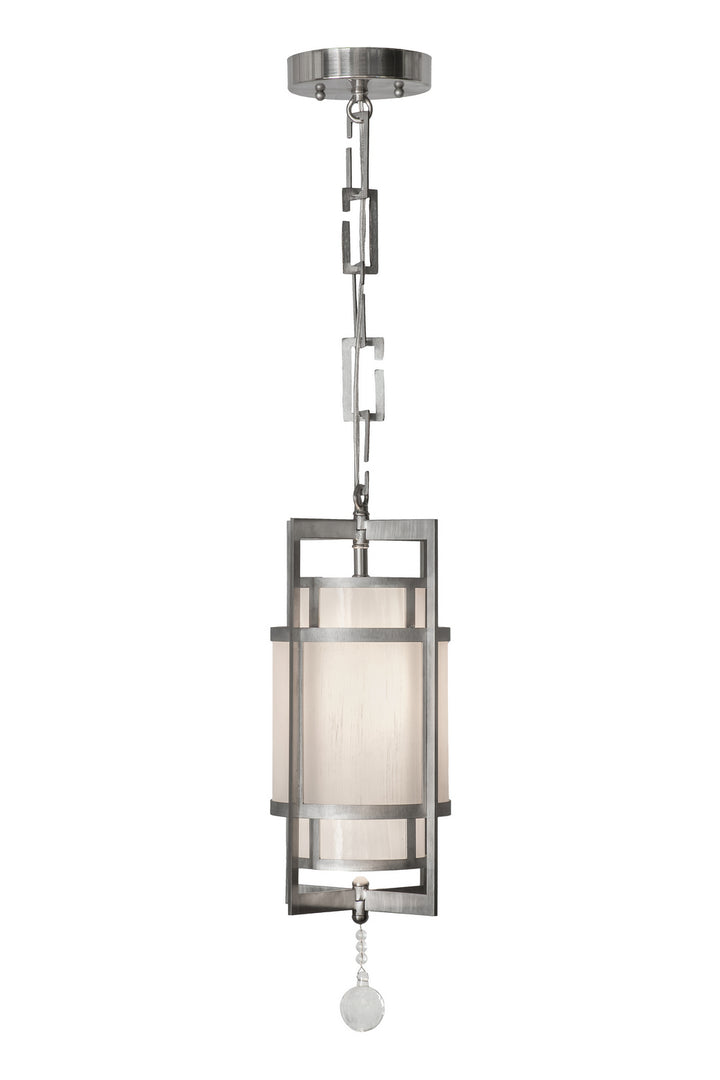 Meyda Tiffany Raiff 162163 Pendant Light - Stainless Steel, Crystal