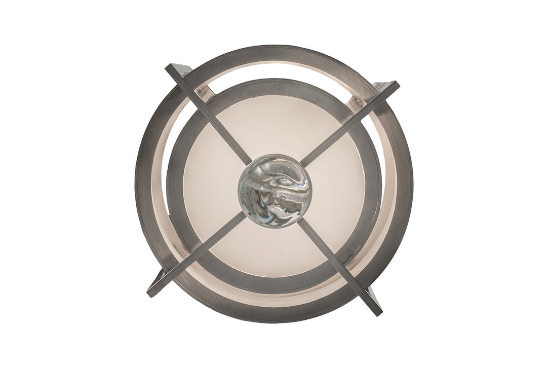 Meyda Tiffany Raiff 162163 Pendant Light - Stainless Steel, Crystal