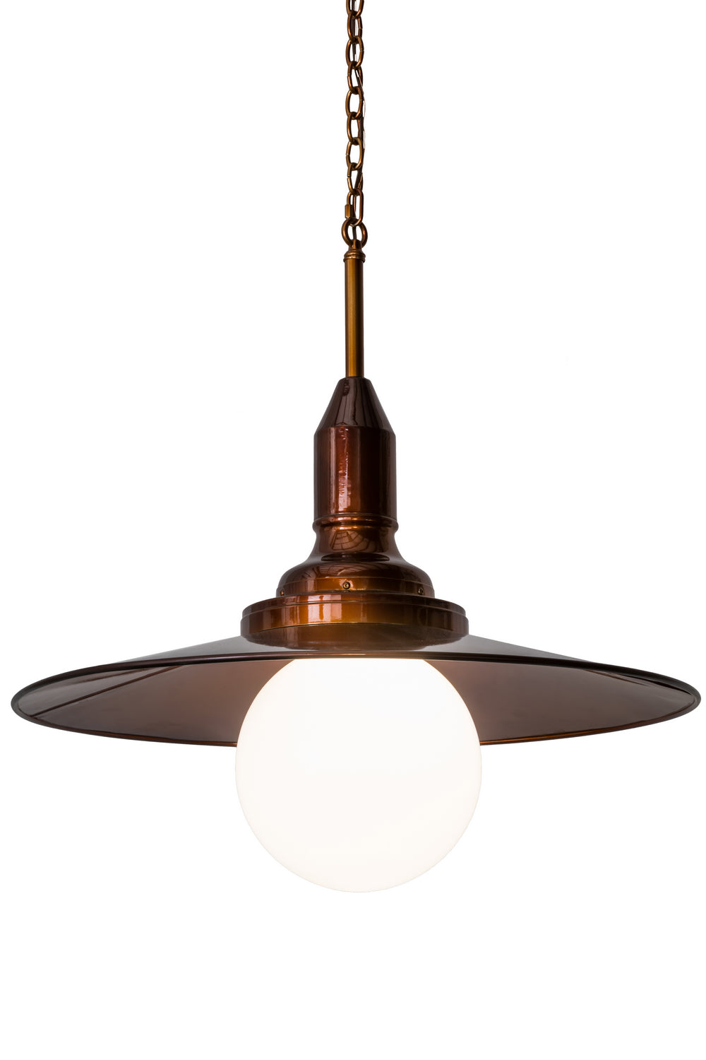 Meyda Tiffany Schotel 166792 Pendant Light - Transparent Copper