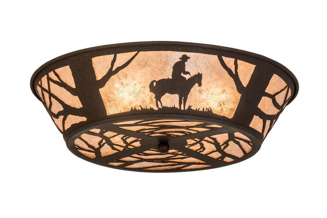 Meyda Tiffany Cowboy 170453 Ceiling Light - Dark Roast