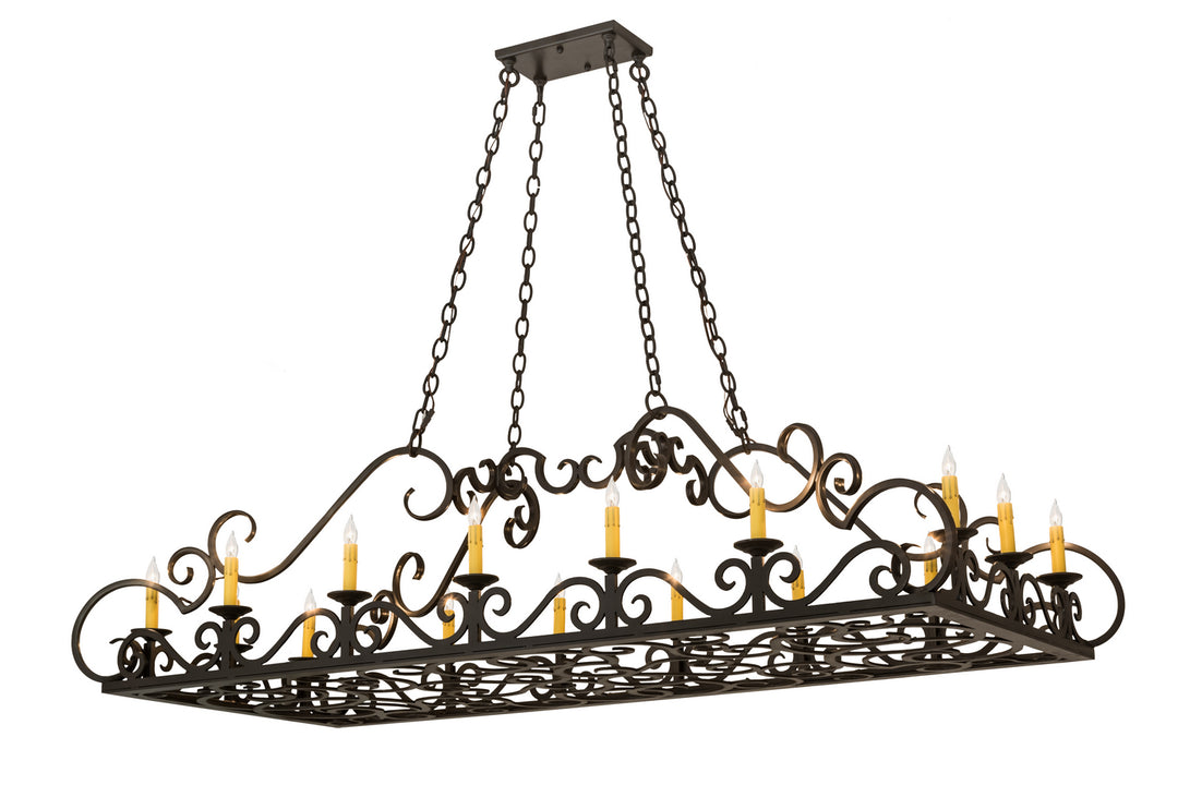 Meyda Tiffany Carlotta 171344 Pendant Light - Timeless Bronze