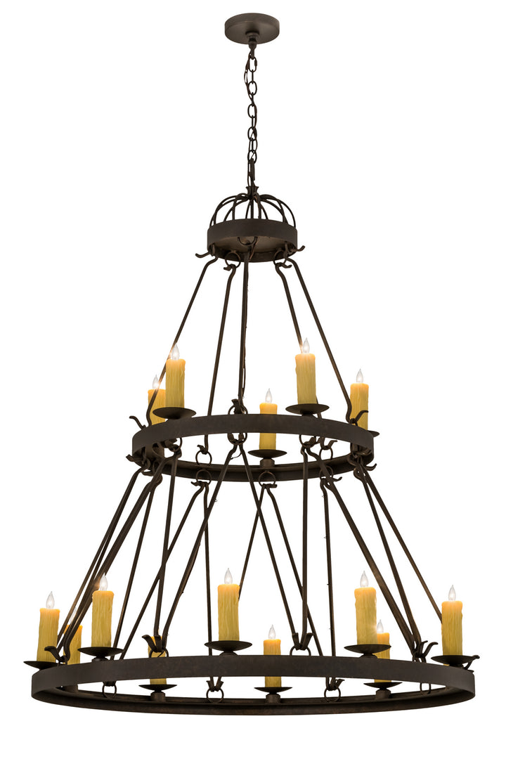 Meyda Tiffany Lakeshore 172303 Chandelier Light - Craftsman Brown