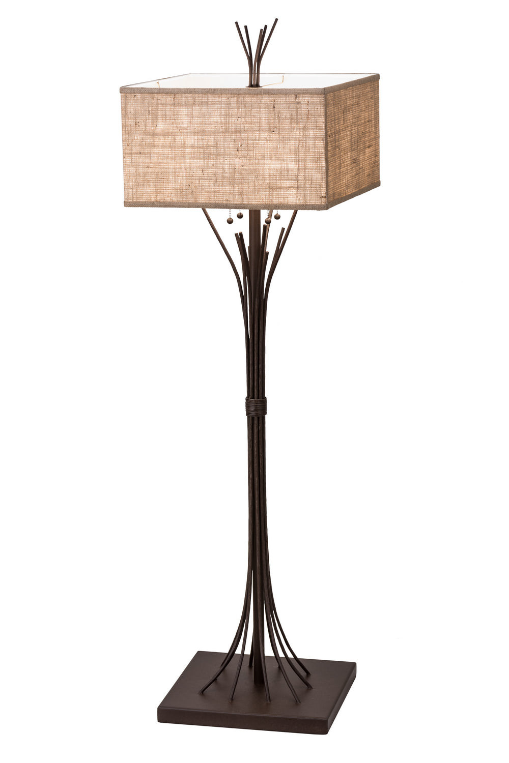 Meyda Tiffany Lighting 172409 Ramus Four Light Floor Lamp Lamp Bronze / Dark