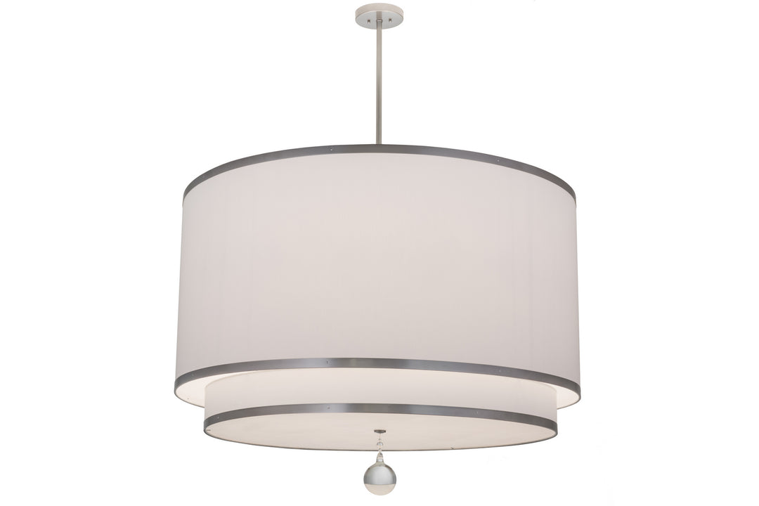 Meyda Tiffany Cilindro 172611 Pendant Light - Nickel, Crystal