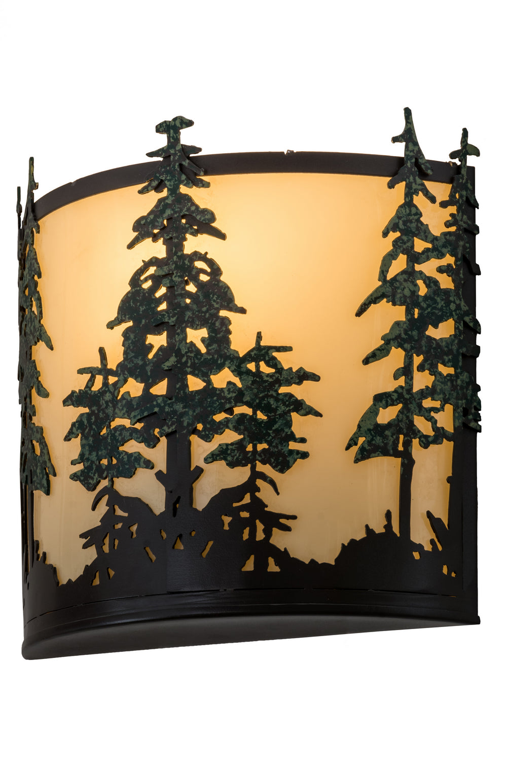 Meyda Tiffany Tall Pines 173383 Wall Light - Timeless Bronze