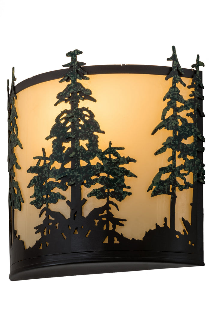 Meyda Tiffany Tall Pines 173383 Wall Light - Timeless Bronze