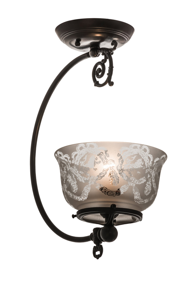 Meyda Tiffany Revival 173449 Ceiling Light - Craftsman Brown
