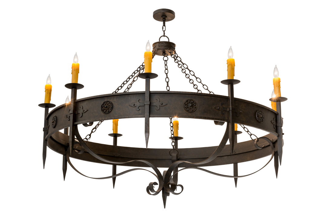 Meyda Tiffany Calandra 173532 Chandelier Light - Timeless Bronze