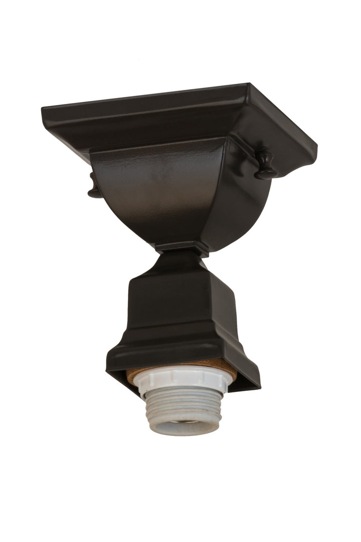 Meyda Tiffany Lighting 173746 Kitzi Box Lamp Base And Fixture Hardware Utility Light Bronze / Dark