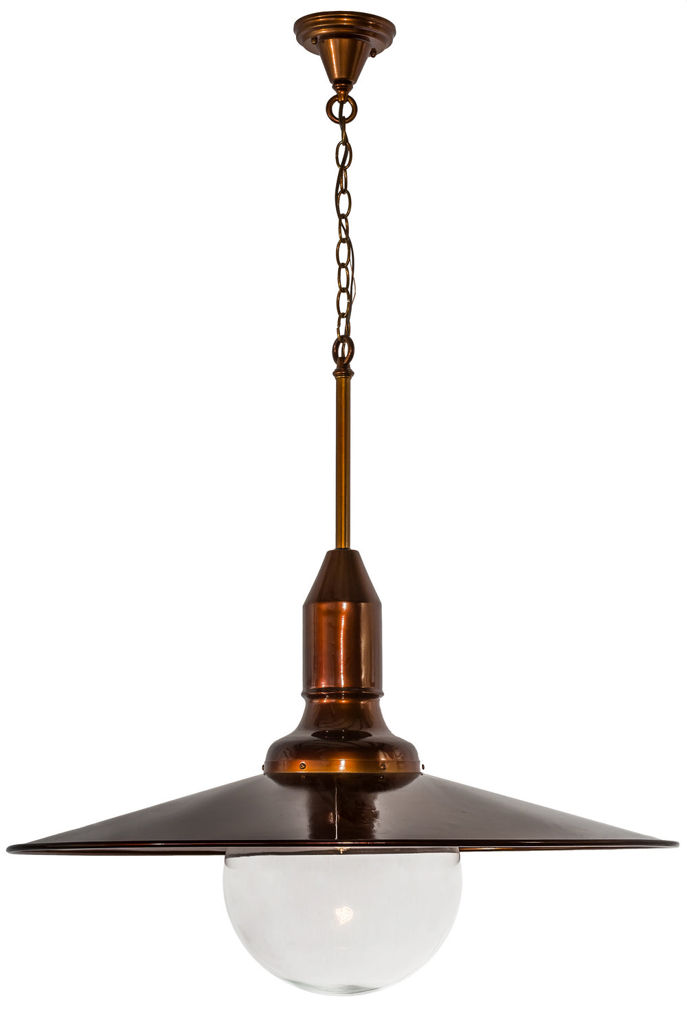 Meyda Tiffany Schotel 173885 Pendant Light - Transparent Copper