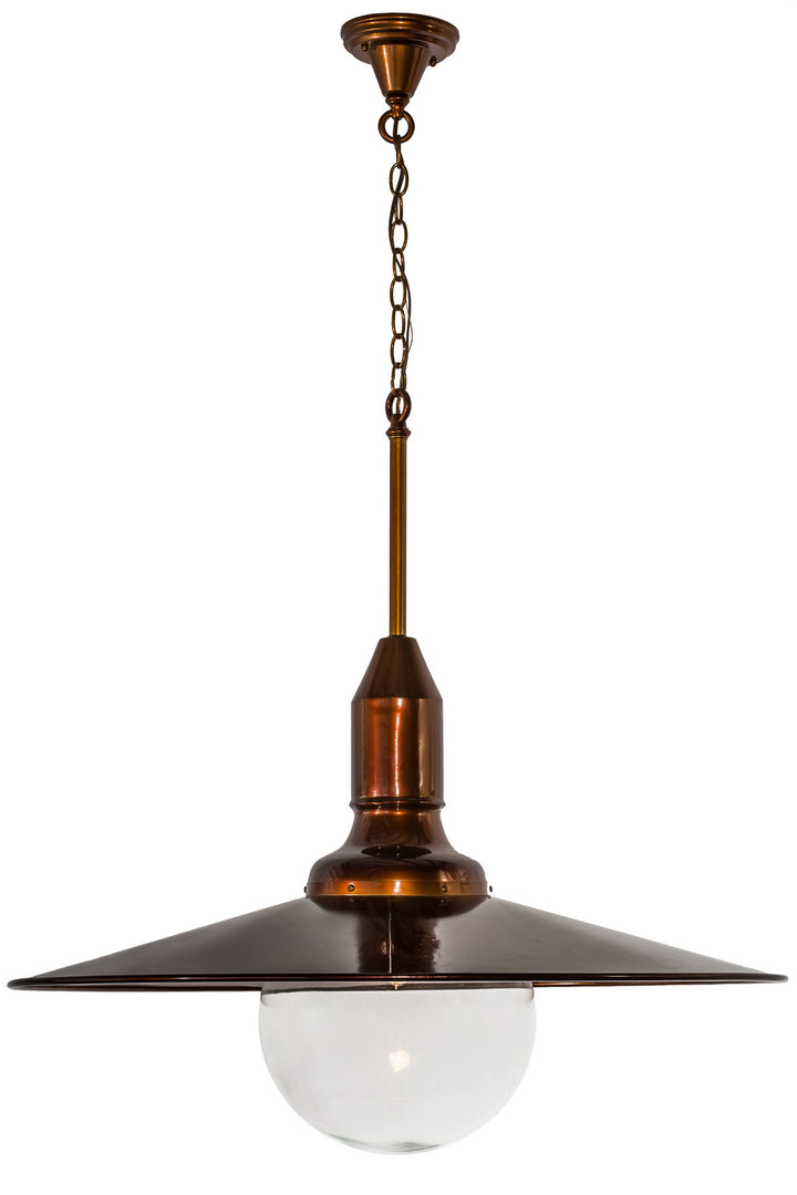 Meyda Tiffany Schotel 173885 Pendant Light - Transparent Copper