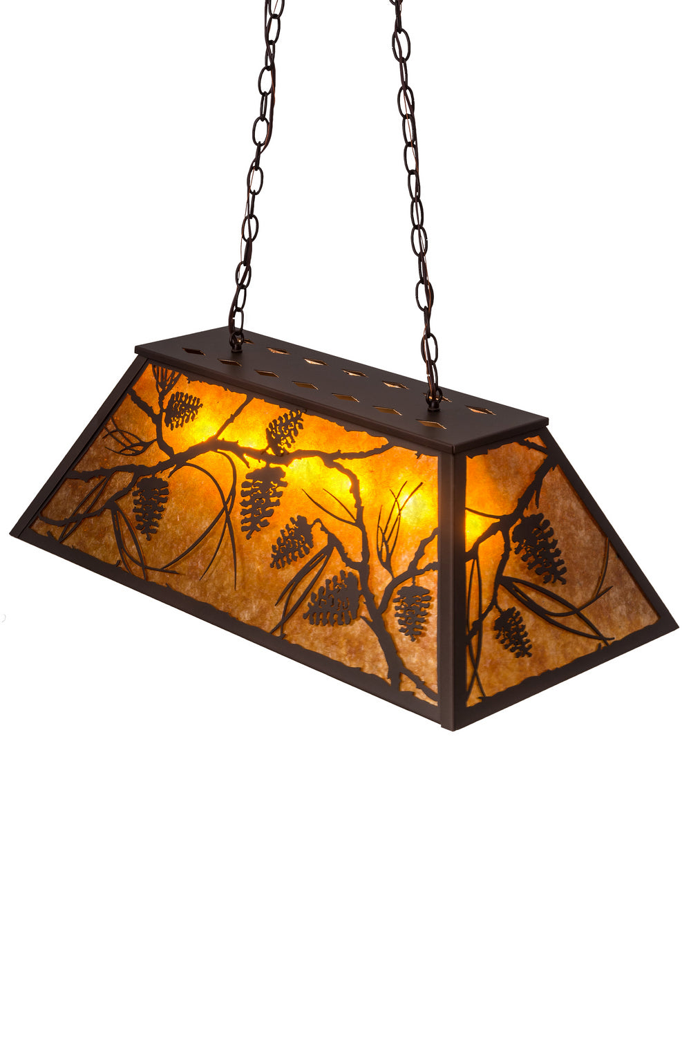 Meyda Tiffany Whispering Pines 173949 Pendant Light - Mahogany Bronze