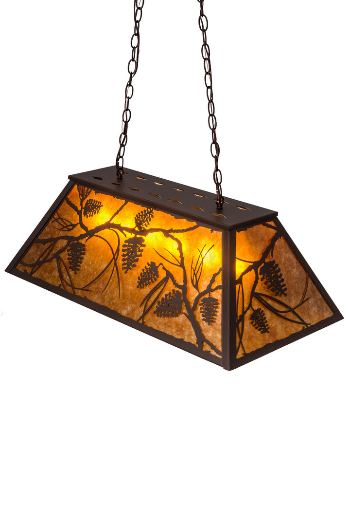Meyda Tiffany Whispering Pines 173949 Pendant Light - Mahogany Bronze