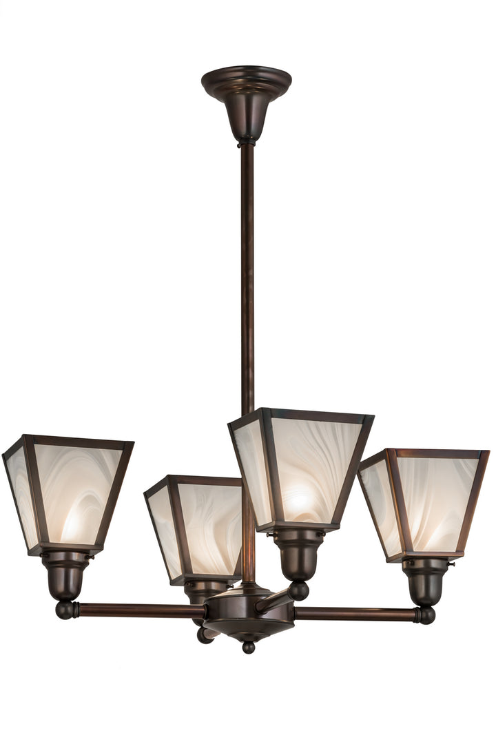 Meyda Tiffany Metro 174107 Chandelier Light - Antique Brass