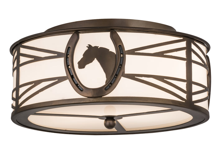 Meyda Tiffany Horseshoe 174228 Ceiling Light - Antique Copper