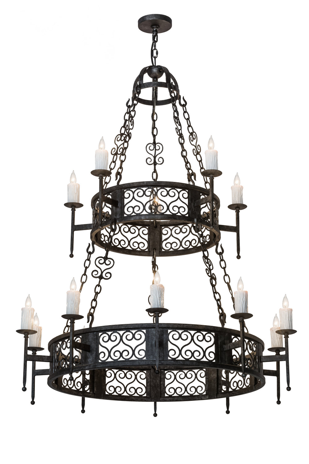 Meyda Tiffany Toscano 174330 Chandelier Light - Antique Copper