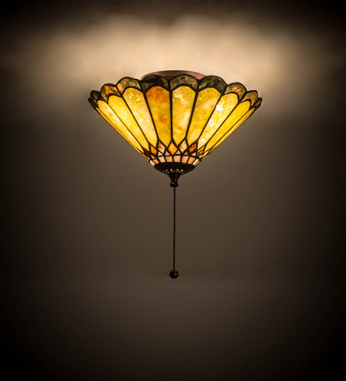 Meyda Tiffany Carousel 71007 Ceiling Light - Mahogany Bronze