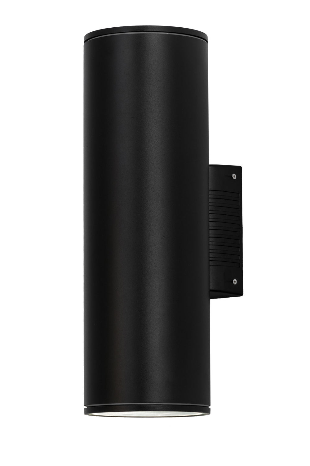 Meyda Tiffany Lighting 174618 Cilindro Two Light Wall Sconce Outdoor Black