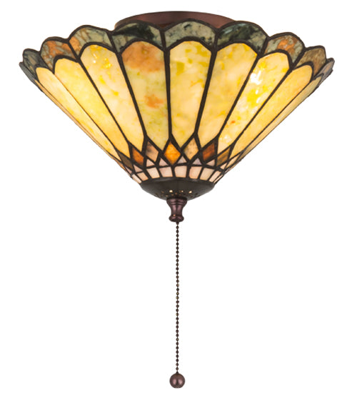 Meyda Tiffany Carousel 71007 Ceiling Light - Mahogany Bronze