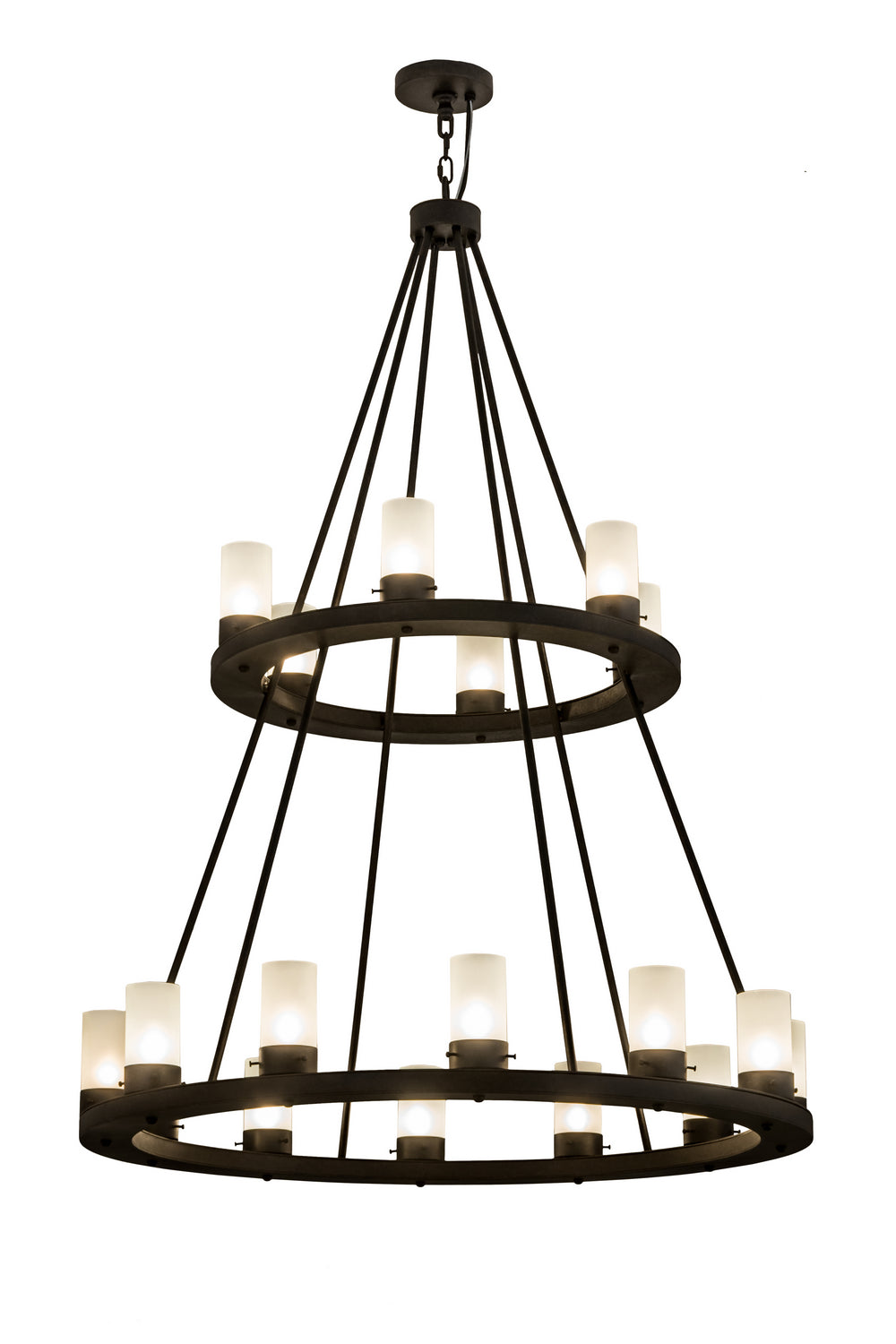 Meyda Tiffany Loxley 174738 Chandelier Light - Mahogany Bronze