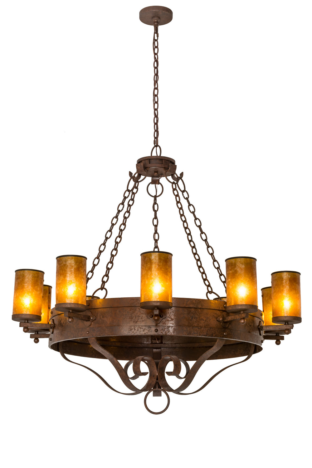 Meyda Tiffany Parnella 175018 Chandelier Light - Rust,Custom