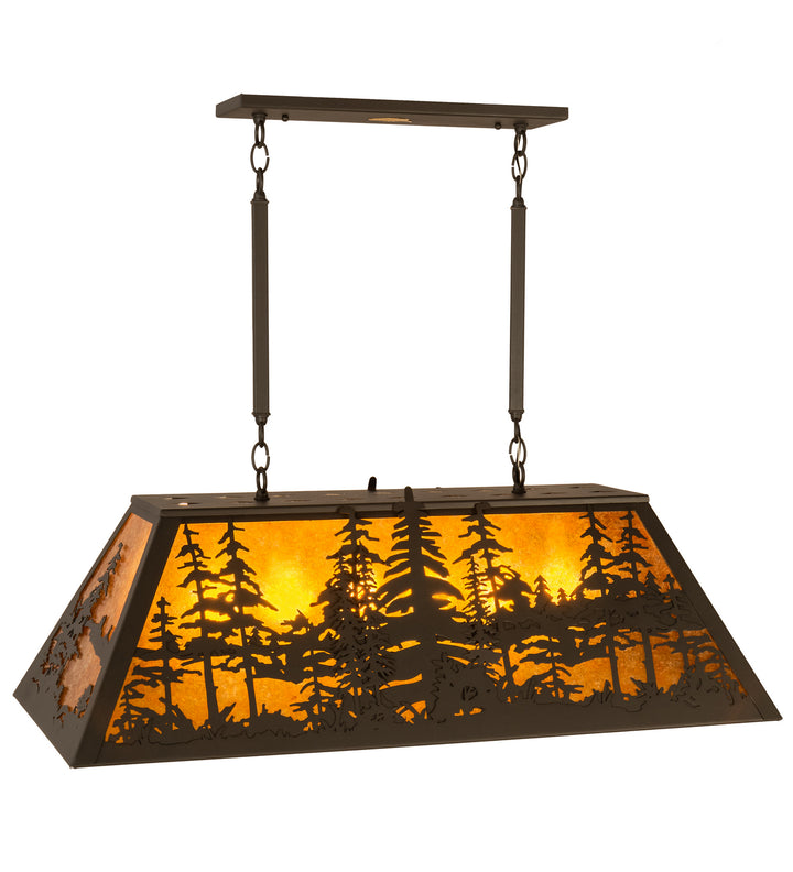 Meyda Tiffany Tall Pines 175341 Pendant Light - Wrought Iron